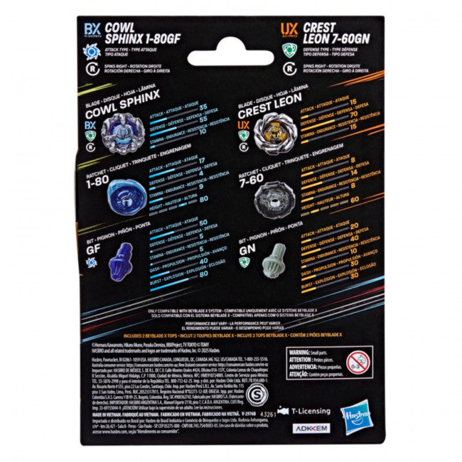 
                  
                    Cowl Sphinx 1-80GF & Crest Leon 7-60GN Dual Pack Set
                  
                