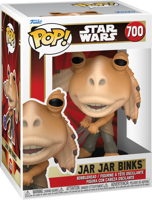 
                  
                    Star Wars Episode I: The Phantom Menace - Jar Jar Binks with Booma Balls 25th Anniversary Pop! Vinyl Figure
                  
                