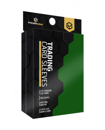
                  
                    Powerwave Matte Card Sleeves 100 Pack - Green
                  
                