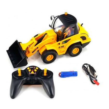 Huina 1518 1:24 Remote Control Bulldozer Toy