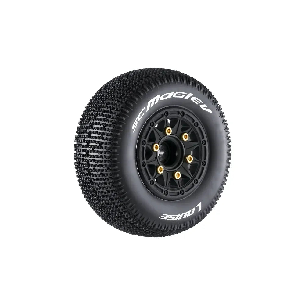 
                  
                    Louise SC- Maglev Short Course Tires, Soft, 12, 14 & 17mm Removable Hex on Black Rim
                  
                