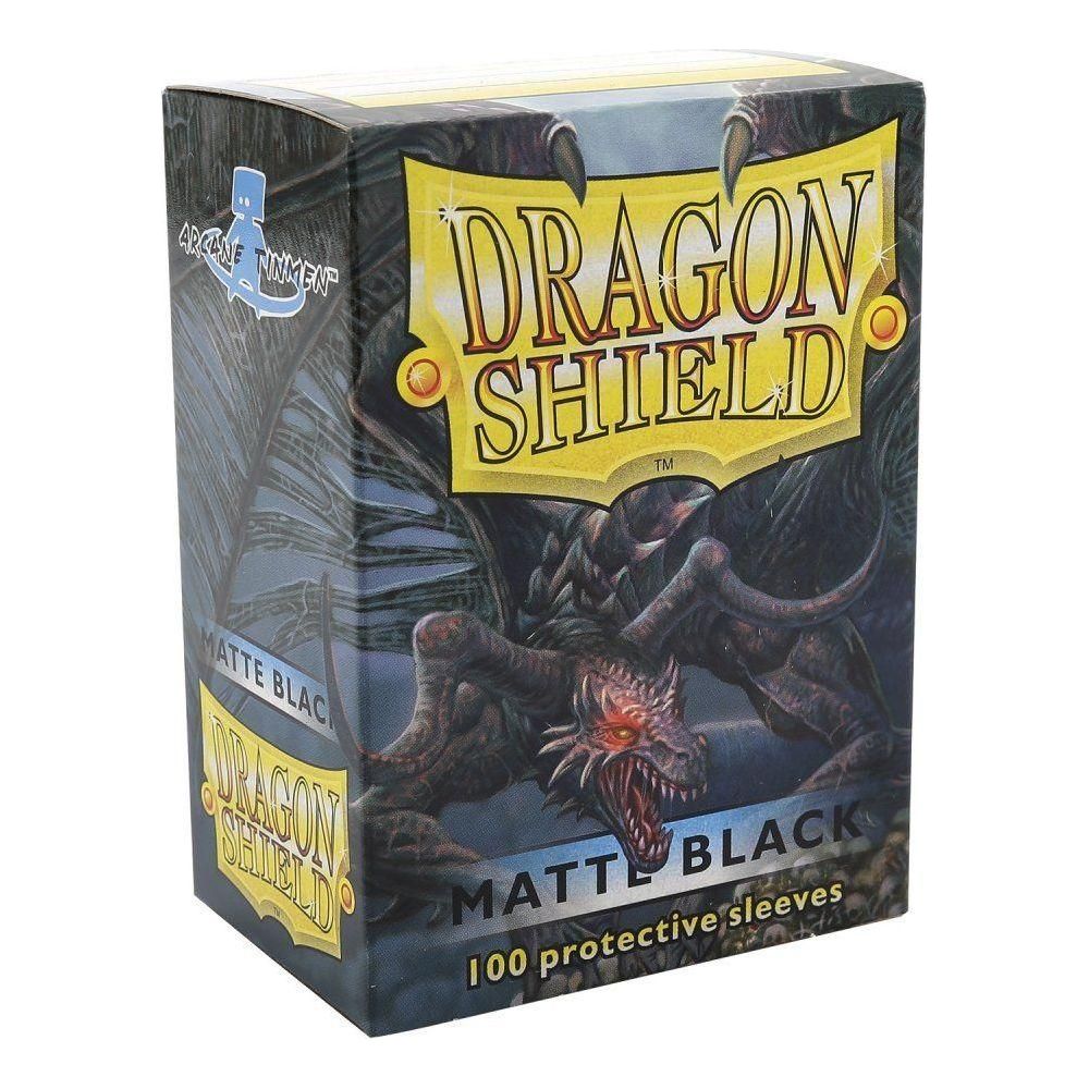 Dragon Shield: Sleeves – Matte – Black