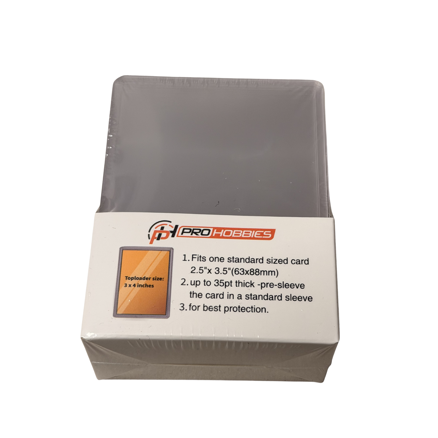 
                  
                    PRO HOBBIES Toploader - 3 x 4 35pt Card Sleeve
                  
                