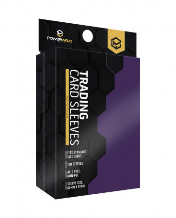 
                  
                    Powerwave Matte Card Sleeves 100 Pack - Purple
                  
                