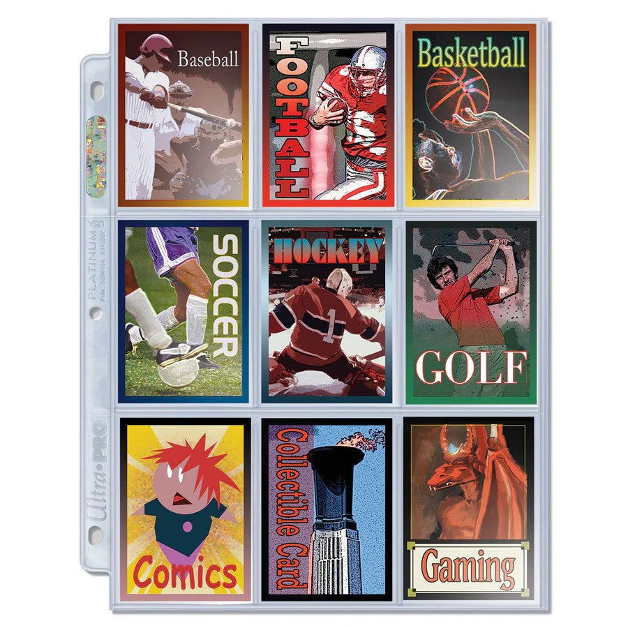 
                  
                    ULTRA PRO Page - 9-Pocket Platinum Page for Standard Size Cards
                  
                